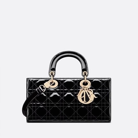 [Premium] DIOR 디올 LADY D-JOY 미디엄 백 블랙 M0540OWCB_M900