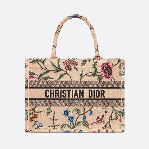 디올 BOOK TOTE 미디엄 백 내추럴 멀티 컬러 M1296ZEBB_M925