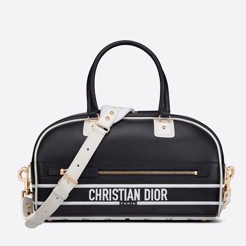 디올 DIOR VIBE 미디엄 지퍼 볼링백 M6202OOBR_M928