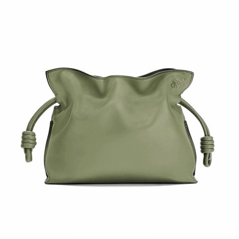 [Premium] LOEWE 로에베 플라멩코 클러치백 khaki A411FC1X35