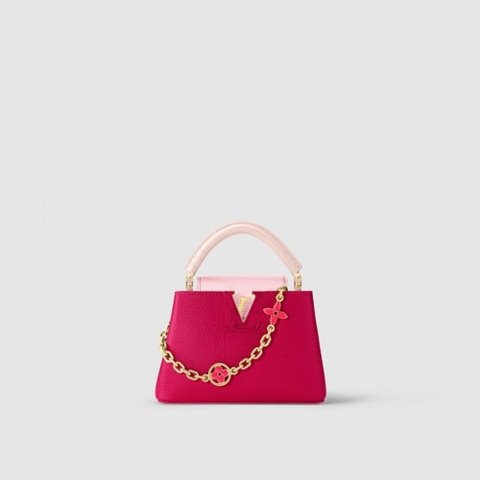 [Premium] LOUIS VUITTON 루이비통 카퓌신 미니 로즈 퐁디셰리 핑크 M20845