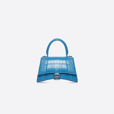 [Premium] BALENCIAGA 발렌시아가 HOURGLASS 스몰 탑 핸들백 sky 2size 5935461LR6Y4619