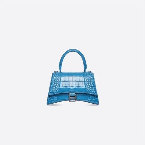[Premium] BALENCIAGA 발렌시아가 HOURGLASS 스몰 탑 핸들백 sky 2size 5935461LR6Y4619