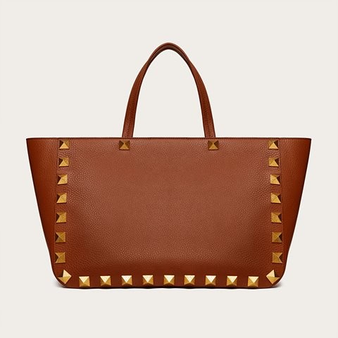[Premium] VALENTINO 발렌티노 ROMAN STUD 쇼퍼백 brown VW2B0I66UKIHG5