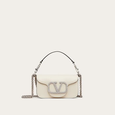 [Premium] VALENTINO 발렌티노 로코 스몰 숄더백 화이트 2W2B0K53KNT7NX