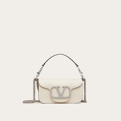 [Premium] VALENTINO 발렌티노 로코 스몰 숄더백 화이트 2W2B0K53KNT7NX