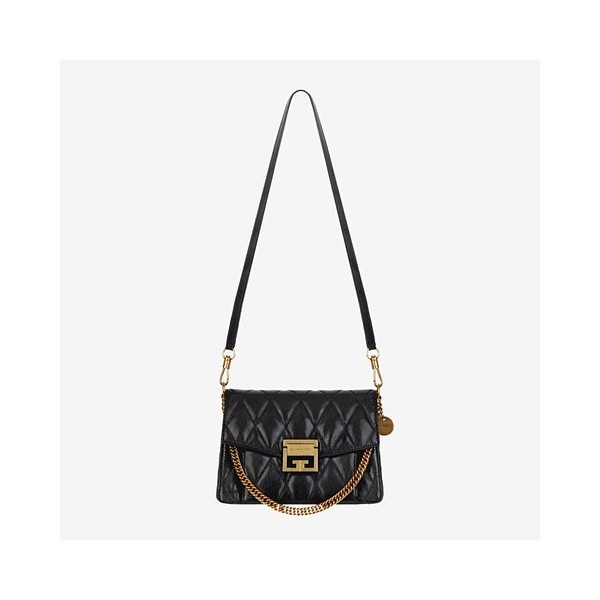[Premium] GIVENCHY 지방시 다이아몬드 퀄팅 가죽 스몰 GV3 백 BB501CB08Z-001-레플리카 사이트 쇼핑몰 RSMALL