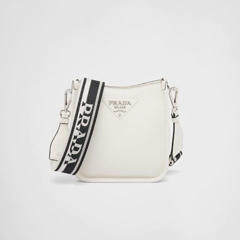 [Premium] PRADA 프라다 가죽 미니 숄더백 화이트 1BH191_2DKV_F0009_V_3OO