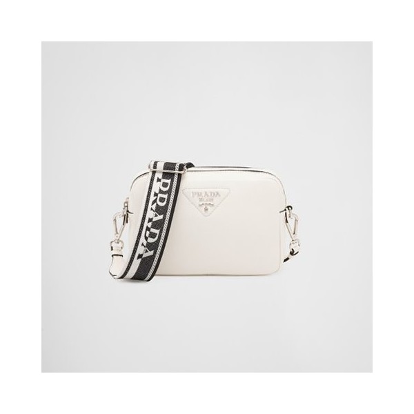 [Premium] PRADA 프라다 더블 지퍼 숄더백 화이트 1BH082_2DKV_F0009_V_3OM-레플리카 사이트 쇼핑몰 RSMALL