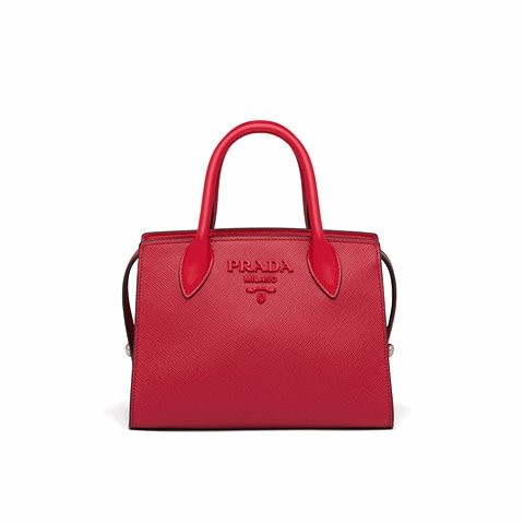 [Premium] PRADA 프라다 모노크롬 사피아노 가죽백 red 1BA269_2ERX_F027W_V_NOO