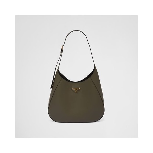 [Premium] PRADA 프라다 탑스티치 장식 라지 가죽 숄더백 밀리터리 그린 1BC181_2AIX_F0KL5_V_OOO-레플리카 사이트 쇼핑몰 RSMALL