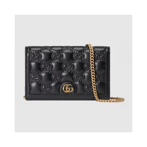 [Premium] GUCCI 구찌 GG 마틀라세 체인 지갑 블랙 723787 UM8IG 1000-레플리카 사이트 쇼핑몰 RSMALL
