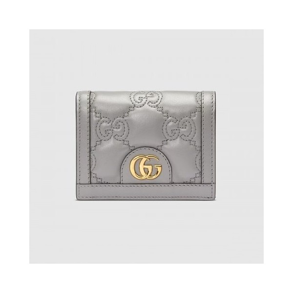 [Premium] GUCCI 구찌 GG 마틀라세 카드 케이스 지갑 그레이 ‎723786 UM8IG 1275-레플리카 사이트 쇼핑몰 RSMALL