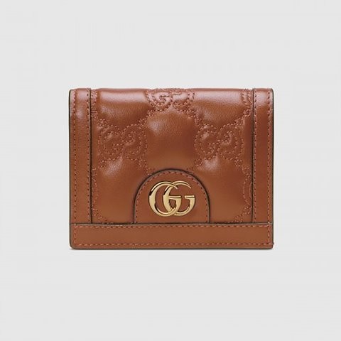 [Premium] GUCCI 구찌 GG 마틀라세 카드 케이스 지갑 브라운 723786 UM8IG 2546