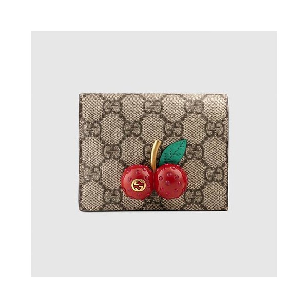 [Premium] GUCCI 구찌 체리 장식의 GG 스푸림 카드케이스지갑 476050 K9GXT 8694-레플리카 사이트 쇼핑몰 RSMALL