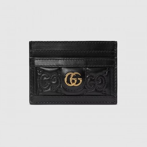 Premium] GUCCI 구찌 GG 마틀라세 카드 케이스 블랙 723790 UM8IG 1000