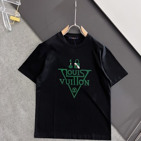 루이비통 전면레터링 포인트 반팔티 XS-XL (2color)