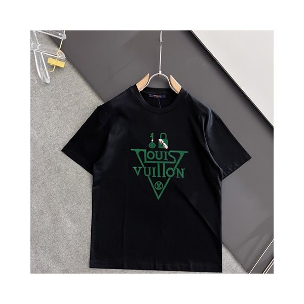 루이비통 전면레터링 포인트 반팔티 XS-XL (2color)-레플리카 사이트 쇼핑몰 RSMALL