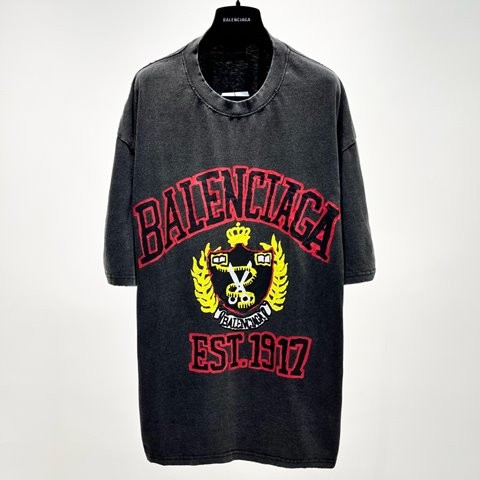 발렌시아가 EST1917 반팔티 S-XL