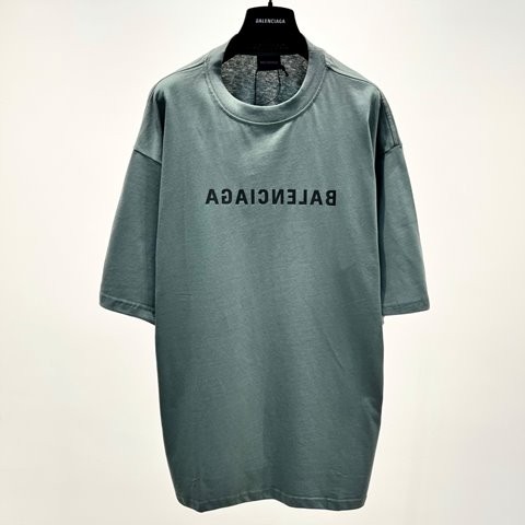 발렌시아가 전면이니셜 반팔티 S-XL (2color)