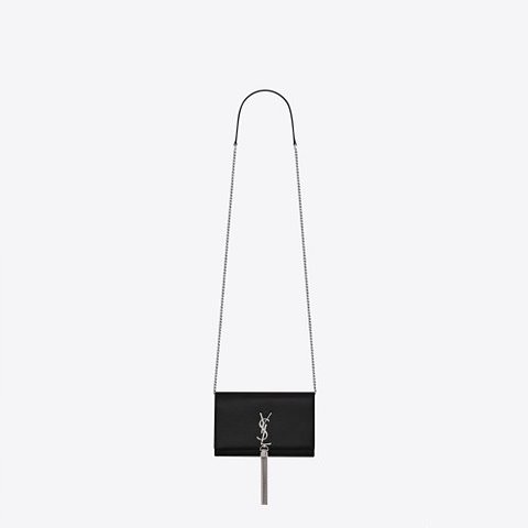 [Premium] YVESSAINT LAURENT 입생로랑 KATE 체인 지갑 실버 452159BOW0N1000