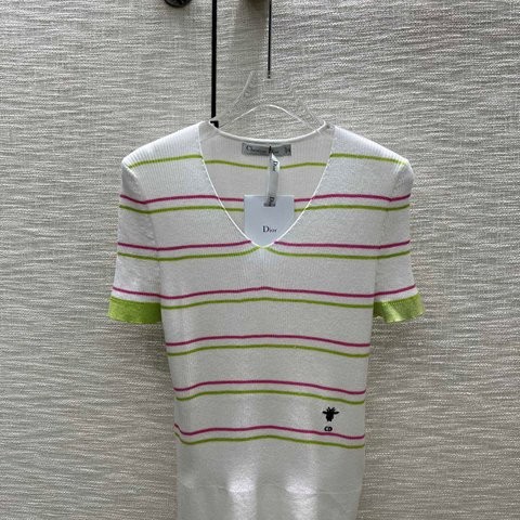 디올 여성 스프라이트 니트반팔티 3color