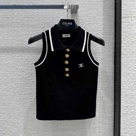 셀린느 여성 카라조끼 2color S-L