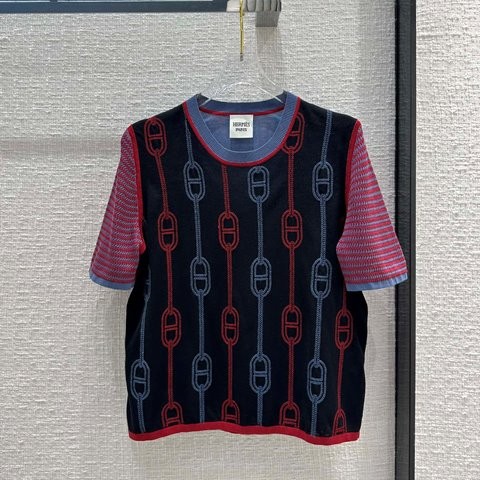 에르메스 여성 니트반팔 2color S-L