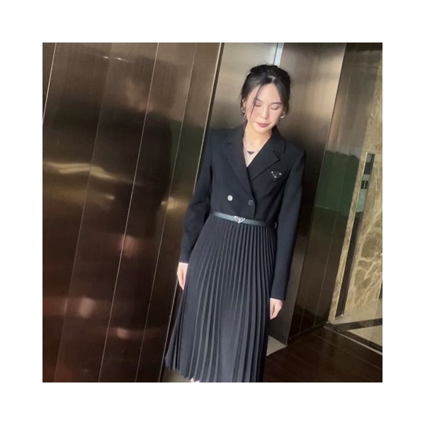 프라다 여성 블랙 롱원피스 S-L-레플리카 사이트 쇼핑몰 RSMALL
