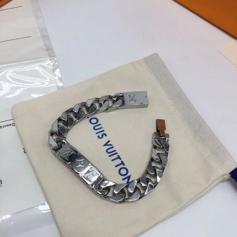 루이비통 모노그램 체인 남성용 팔찌