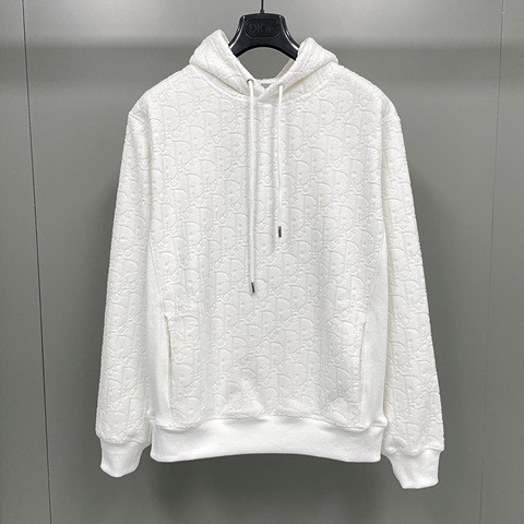 디올 오블리크 후드 화이트 S-XL