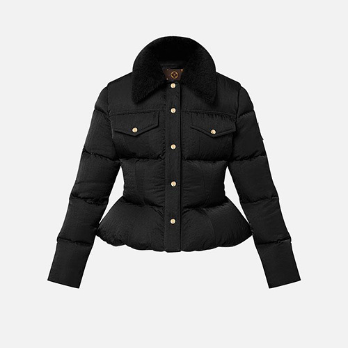 루이비통 크링클 나일론 페플럼 푸퍼 자켓 S-XL