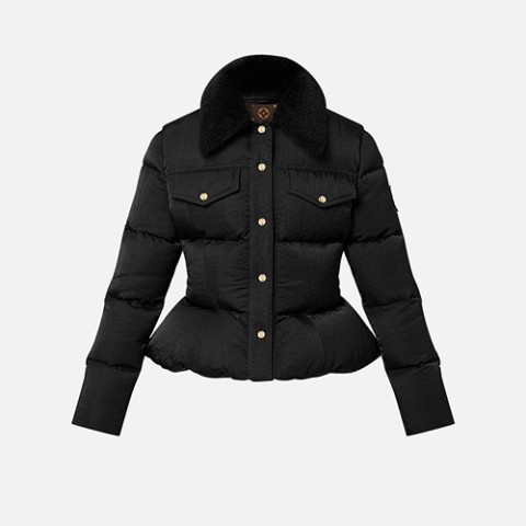 루이비통 크링클 나일론 페플럼 푸퍼 자켓 S-XL