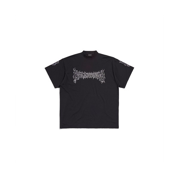 발렌시아가 화염 모노그램 점보 B 반팔티 XS-L-레플리카 사이트 쇼핑몰 RSMALL