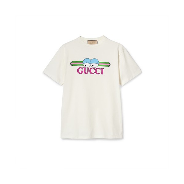 구찌 프린트 코튼 져지 반팔티 S-XL-레플리카 사이트 쇼핑몰 RSMALL