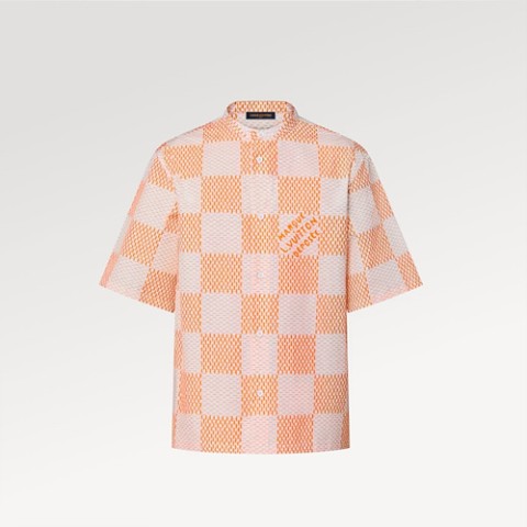 루이비통 슬리브드 Officer 칼라 반팔셔츠 S-XL