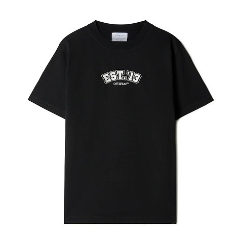 오프화이트 슬림 쇼츠 슬리브 반팔티 S-XL 2color