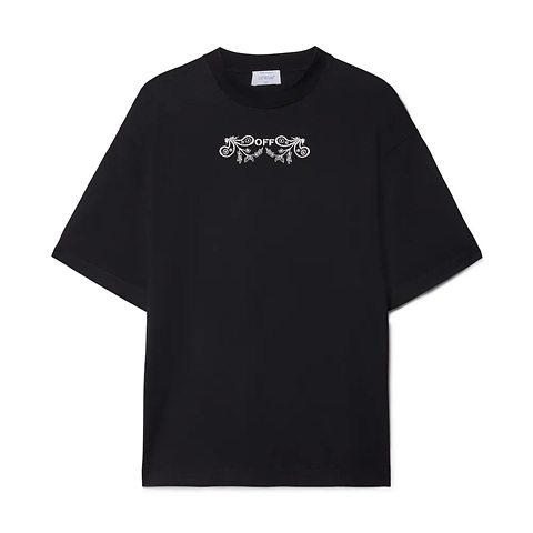 오프화이트 Tattoo Bandanna 어로우 스케이트 반팔티 S-XL