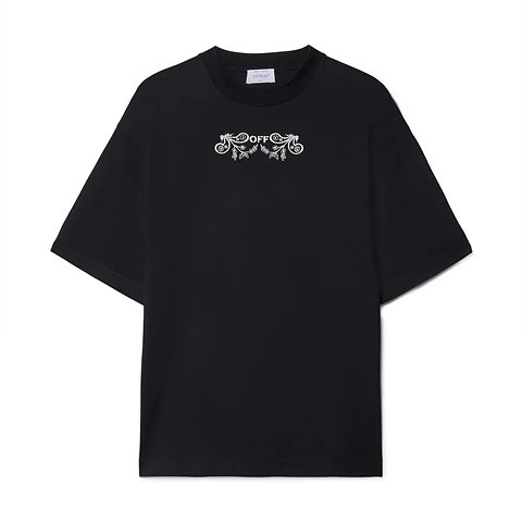 오프화이트 Tattoo Bandanna 어로우 스케이트 반팔티 S-XL