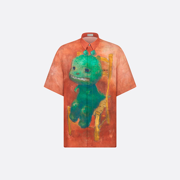 디올 오타니 레드 앤 그린 몬스터 반팔 셔츠 S-XL
