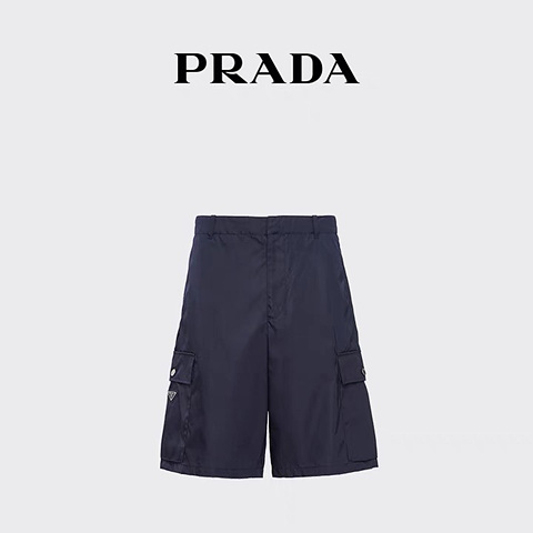 프라다 리나일론 버뮤다 블랙 쇼츠 S-XL