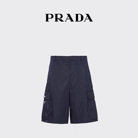 프라다 리나일론 버뮤다 블랙 쇼츠 S-XL
