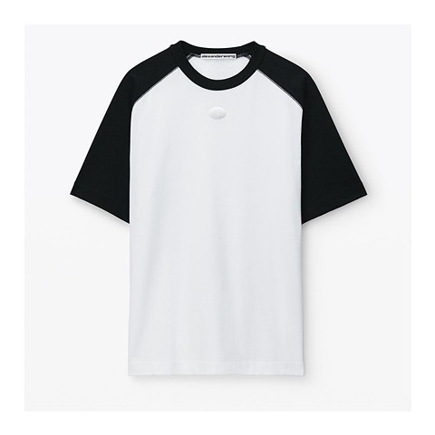 알렉산더 왕 져지 반소매 레귤러핏 반팔티 S-XL