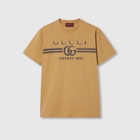 구찌 프린트 져지 반팔티 S-L 3color