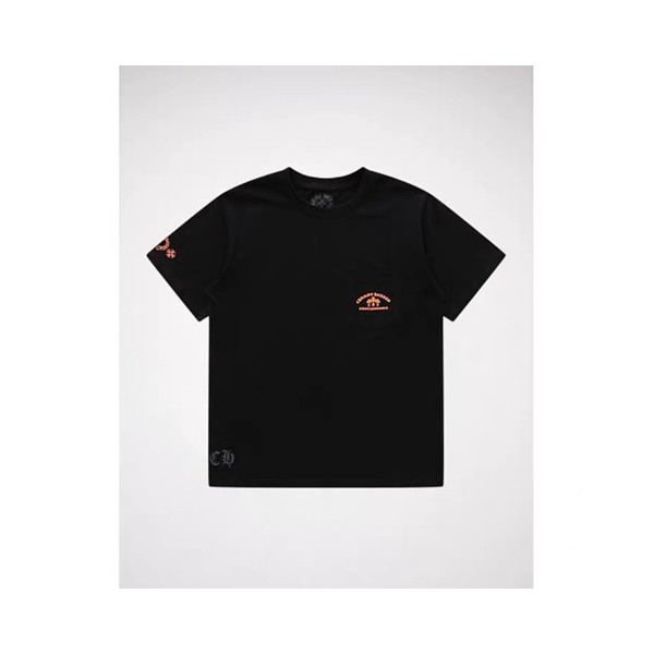 크롬하츠 오렌지 쓰리 크로스 슬로건 반팔티 S-XL 2color-레플리카 사이트 쇼핑몰 RSMALL