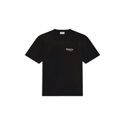 발렌시아가 웨이브 로고 반팔 S-XL 4color