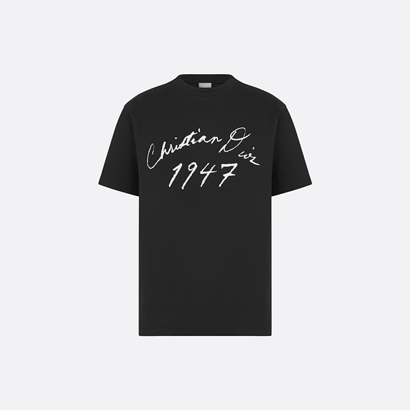 디올 핸드라이팅 캐주얼 핏 반팔티 XS-L 2color