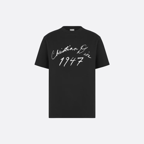 디올 핸드라이팅 캐주얼 핏 반팔티 XS-L 2color