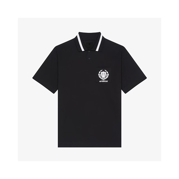 지방시 오버핏 체스트 브랜딩 폴로 반팔티 S-L-레플리카 사이트 쇼핑몰 RSMALL