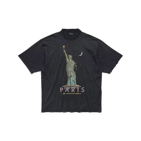 발렌시아가 파리 리버티 미디엄 핏 반팔티 S-XL